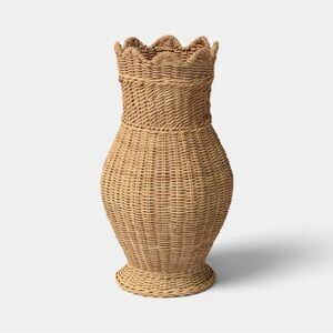 Threshold Scalloped Edge Woven Vase